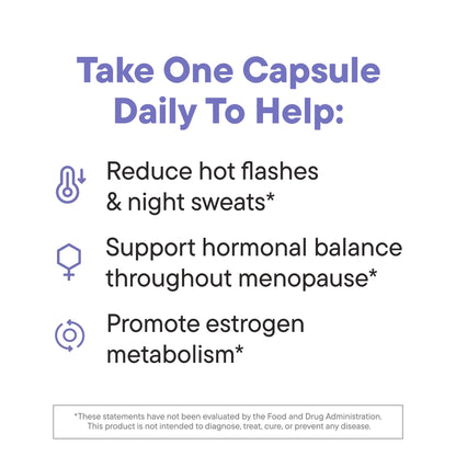 Nouri Daily Menopause Probiotic with Resveratrol | Menopause Relief, Hormonal Balance & Estrogen Metabolism Support | Resveratrol Capsules to Reduce Hot Flashes | 30-Day Supply