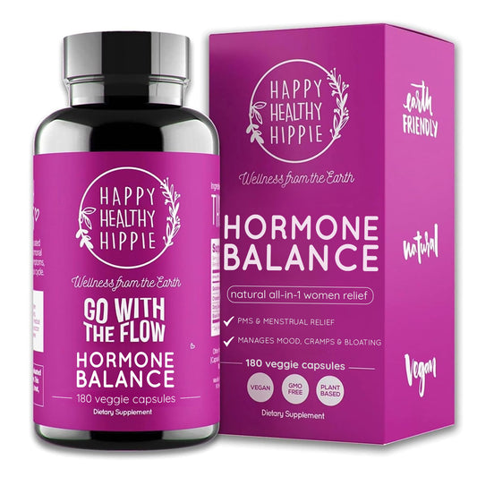 Hormone Balance for Women – PMS Support Supplement, Menopause & Perimenopause | Bloating Relief, Menstrual Cramp, Mood, PMDD | Chasteberry Supplements, Black Cohosh, Dong Quai | Vegan, Non-GMO, 60 Ct