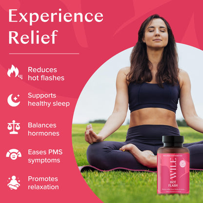 WILE Menopause Support – Hot Flashes, Hormones & Sleep Relief