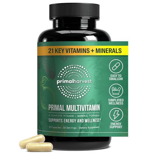 Primal Multivitamin – Daily Vitamins for Men & Women – 21 Nutrients