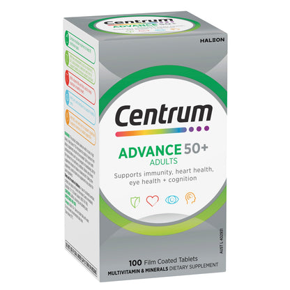 Centrum Advance 50+ – Multivitamin with Nutrients for Daily Wellness