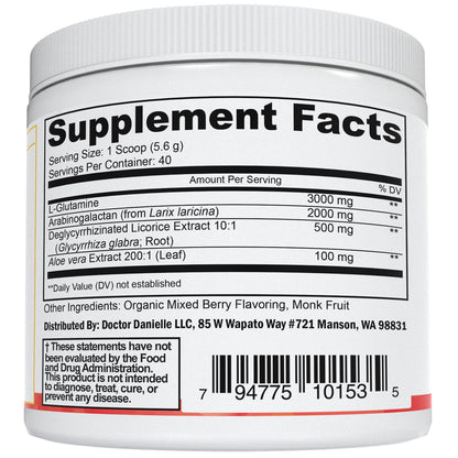 Dr. Danielle Gut Assist – Leaky Gut Repair & Digestive Support – Berry (69 characters)