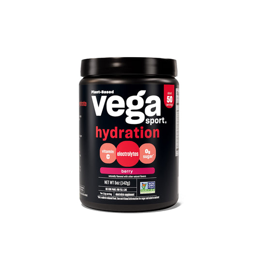 Vega Sport Hydration – Berry Electrolyte Powder, Sugar-Free, Vegan
