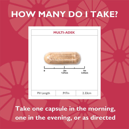 Celebrate ADEK Bariatric Multivitamin, Iron-Free, DS Support, 180 Ct