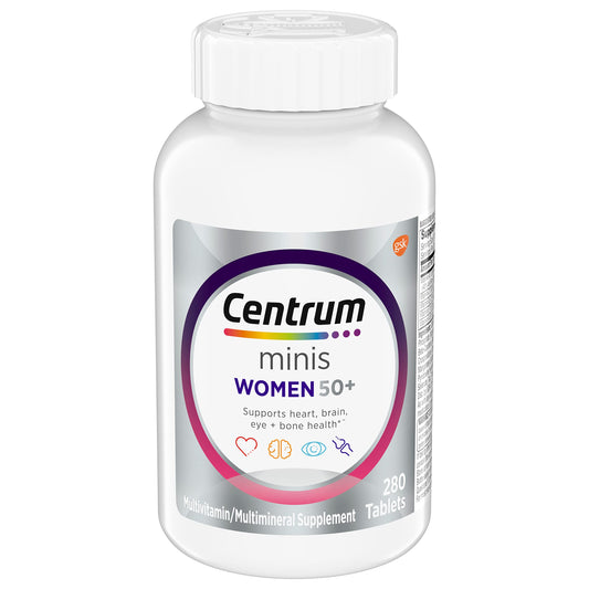Centrum Minis Silver Women’s 50+ – Memory & Bone Support – 280 Ct