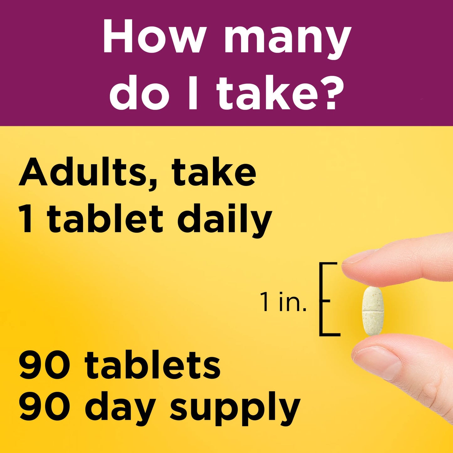 Nature Made Multivitamin for Her 50+ – Daily Women’s Health Support 90 Ct