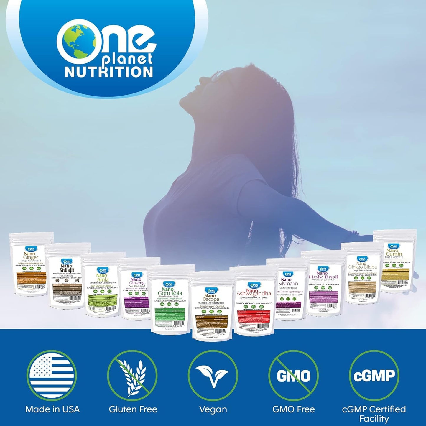 One Planet Nano Boswellia – Brain & Cognitive Support – 454 Servings