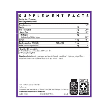 New Chapter All-Flora Gummies – Prebiotic Fiber & Vegan Gut Support