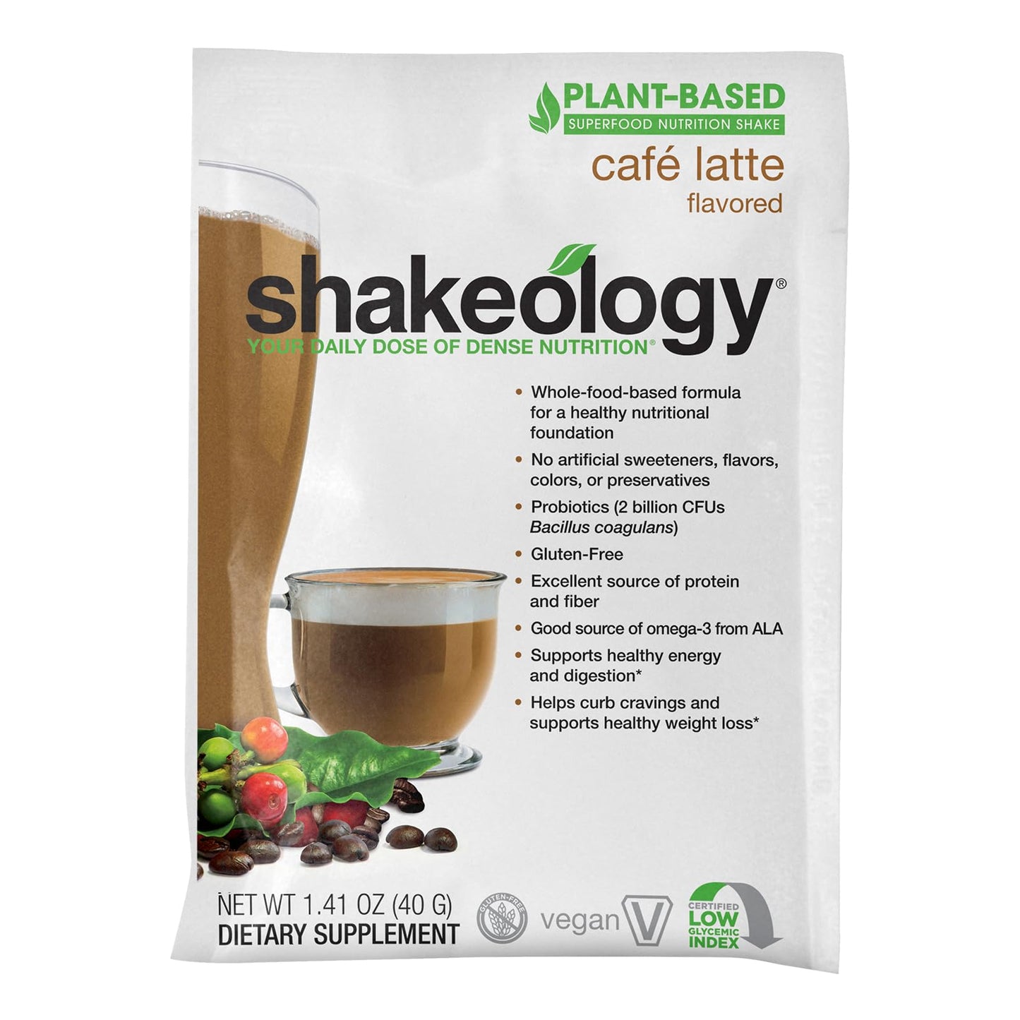 Shakeology Vegan Protein – Café Latte, Superfoods & Weight Loss Support