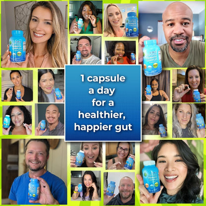 3-in-1 Probiotics + Digestive Enzymes + Prebiotics – Gut Health Support