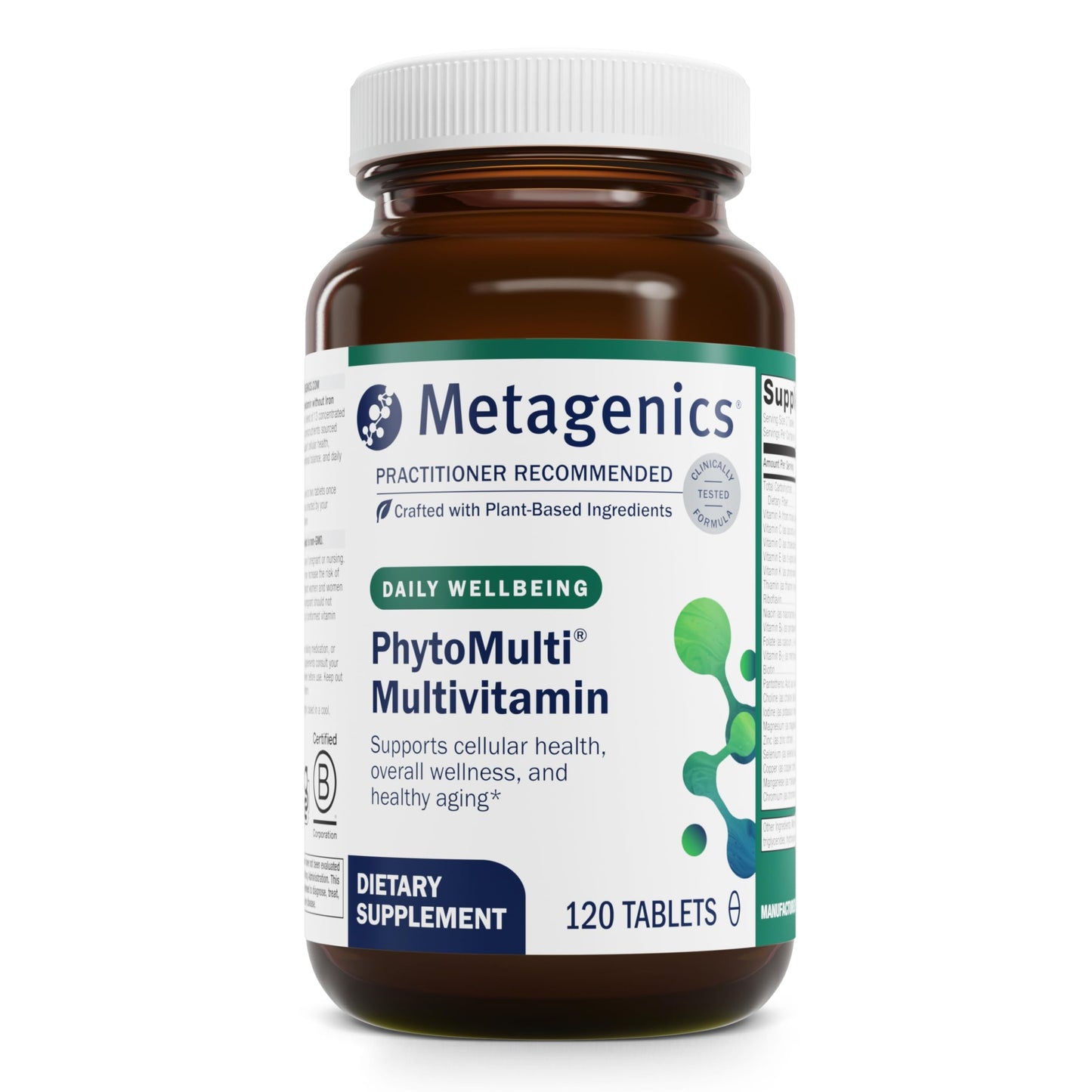 Metagenics PhytoMulti Without Iron – Daily Health & Aging Support 120 Ct