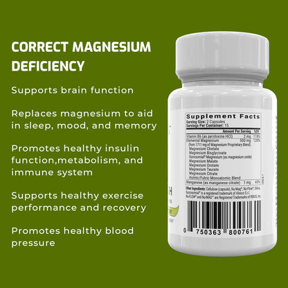 BiOptimizers Magnesium + MassZymes – Sleep, Brain & Digestion Aid