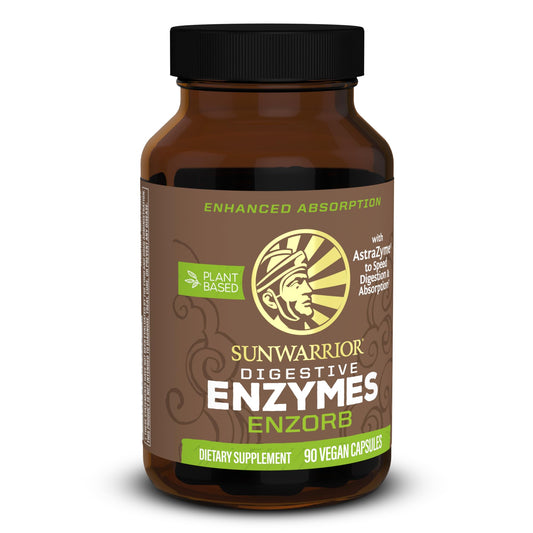 Sunwarrior Enzorb – Vegan Enzymes + Probiotics for Gut & Digestion
