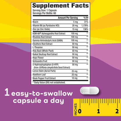 Calmable Stress Relief for Women – GABA, 5-HTP & Ashwagandha