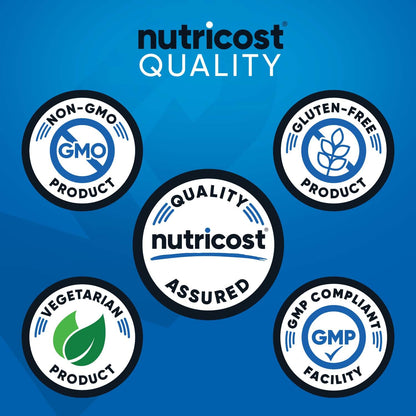 Nutricost BCAA Powder – 2:1:1 Amino Acids for Muscle Recovery & Performance