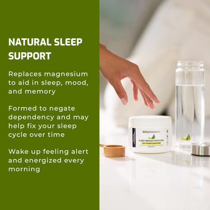 BIOptimizers Sleep Breakthrough – Natural Sleep Aid Powder, 202.5g