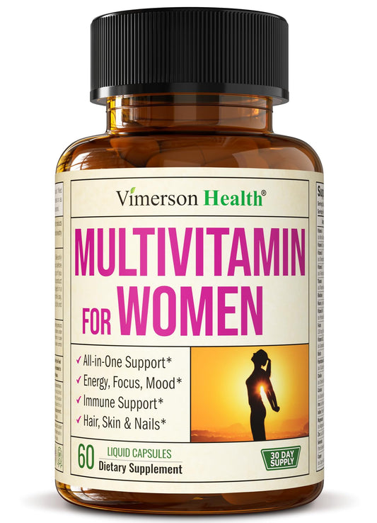 Women’s Daily Multivitamin – Energy, Hair, Focus & Health – 60 Caps