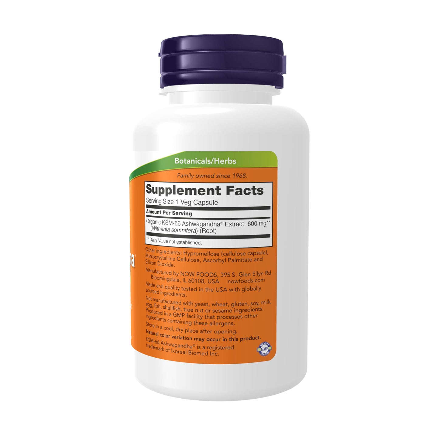NOW Supplements, KSM-66 Ashwagandha®, Stress and Sleep Support, 90 Veg Capsules