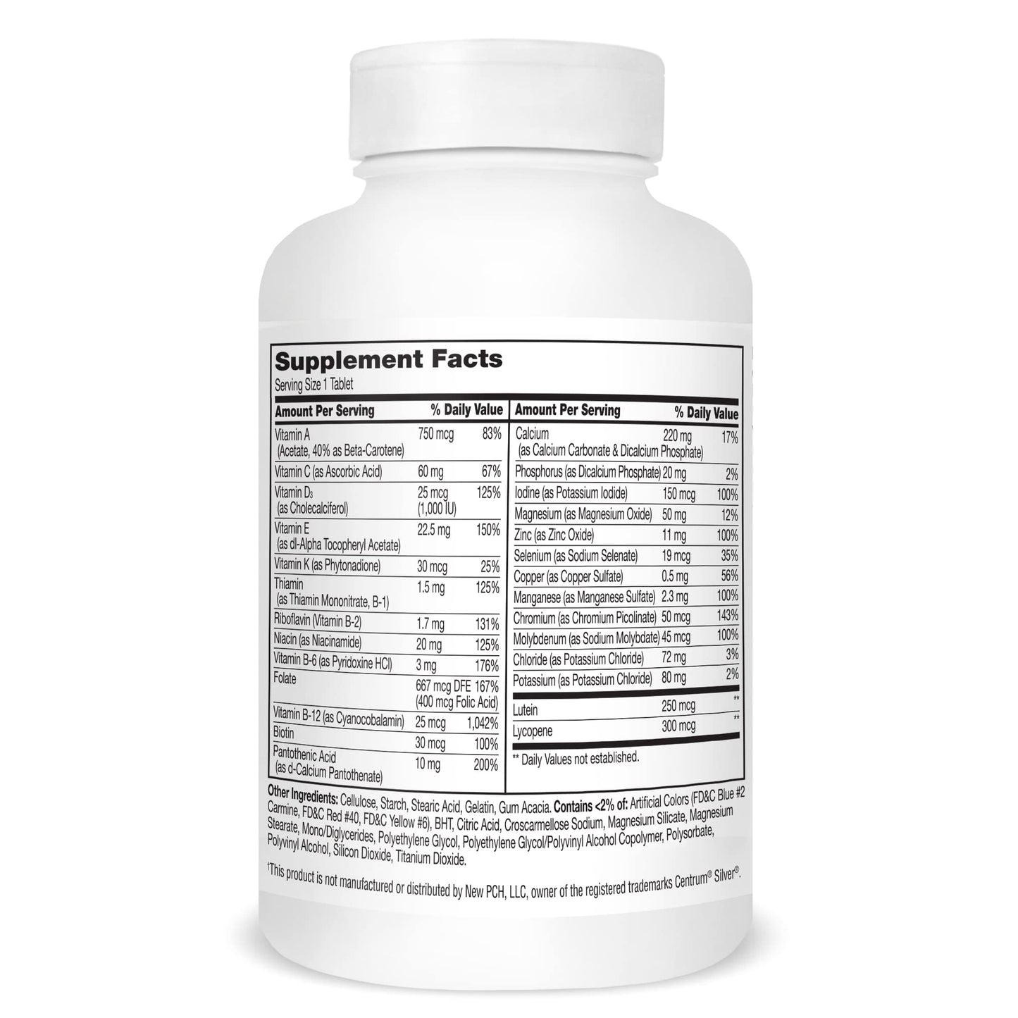21st Century Sentry Senior 50+ – Complete Daily Multivitamin 2-Pack 530 Ct