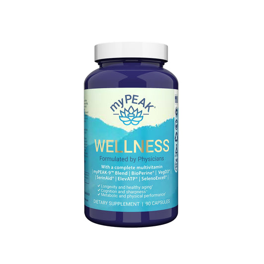 myPEAK Wellness Vegan Multivitamin – ElevATP, Immunity Boost, 90 Ct