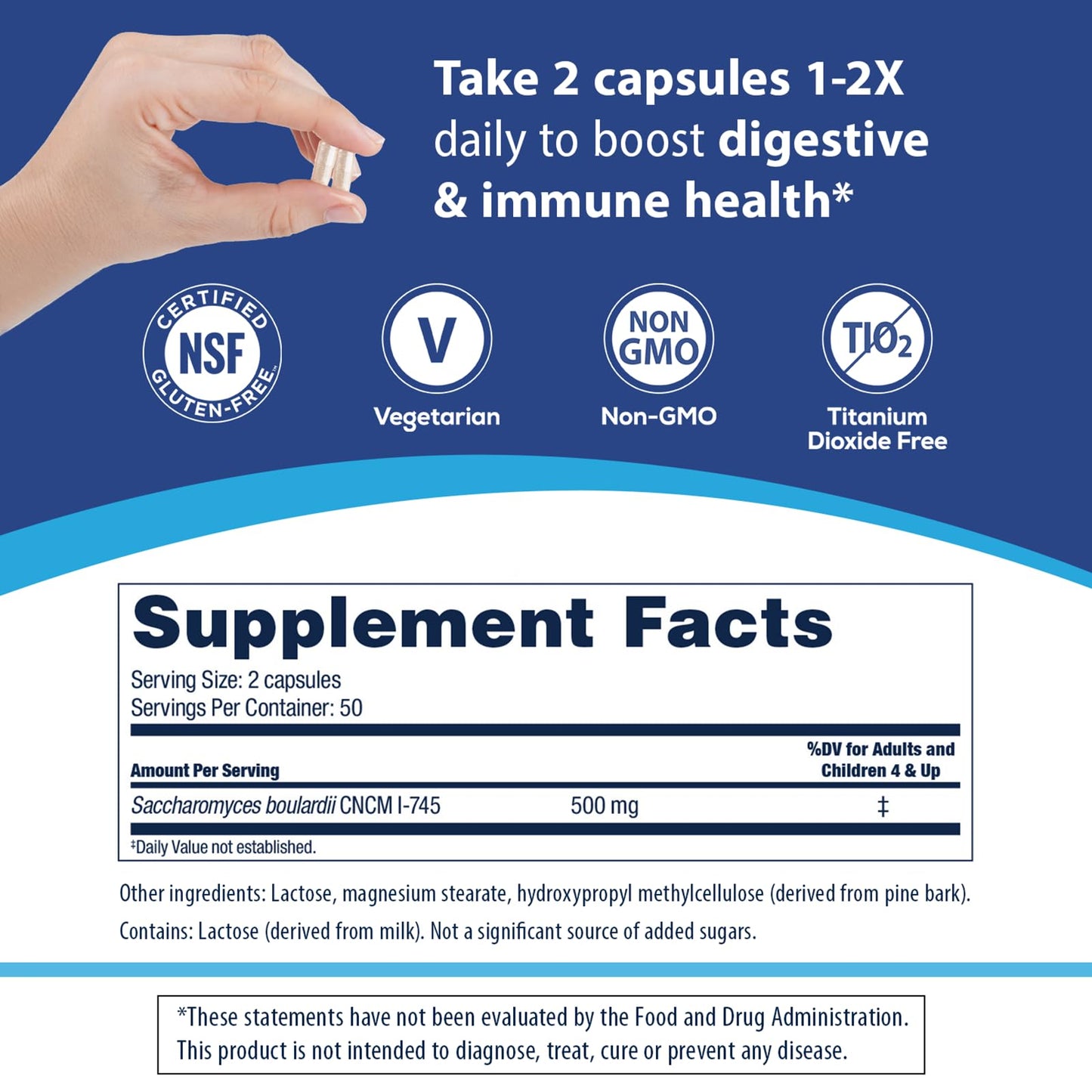 Florastor Probiotics – Saccharomyces Boulardii for Digestive Support