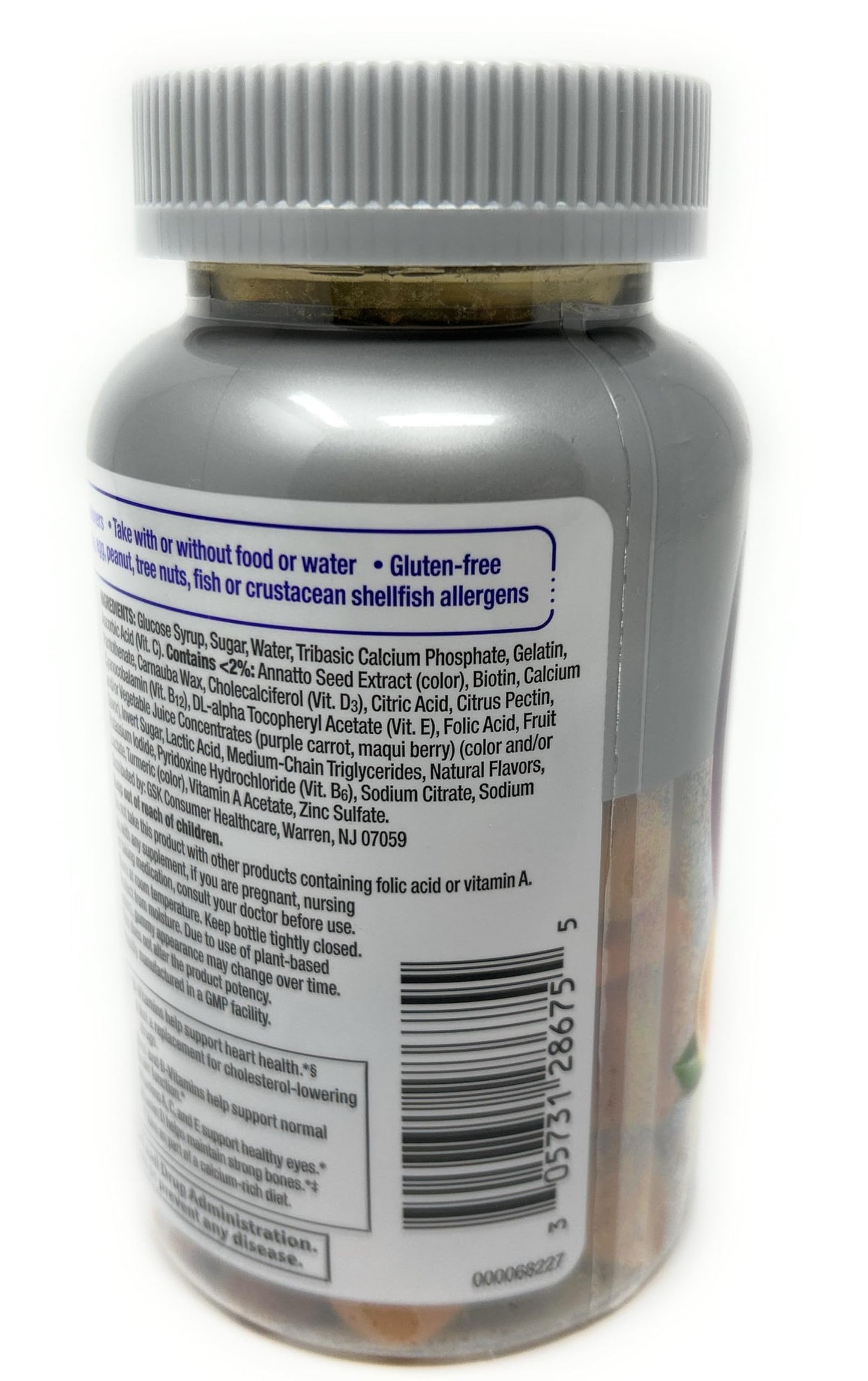 Women’s 50+ Multigummies – Gummy Multivitamin with D, B6 & B12 for Daily Wellness (80 Gummies)