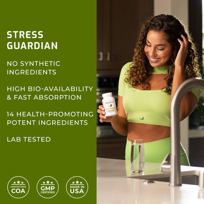 BIOptimizers Stress Guardian – Stress Relief & Rest Support – 90 Capsules