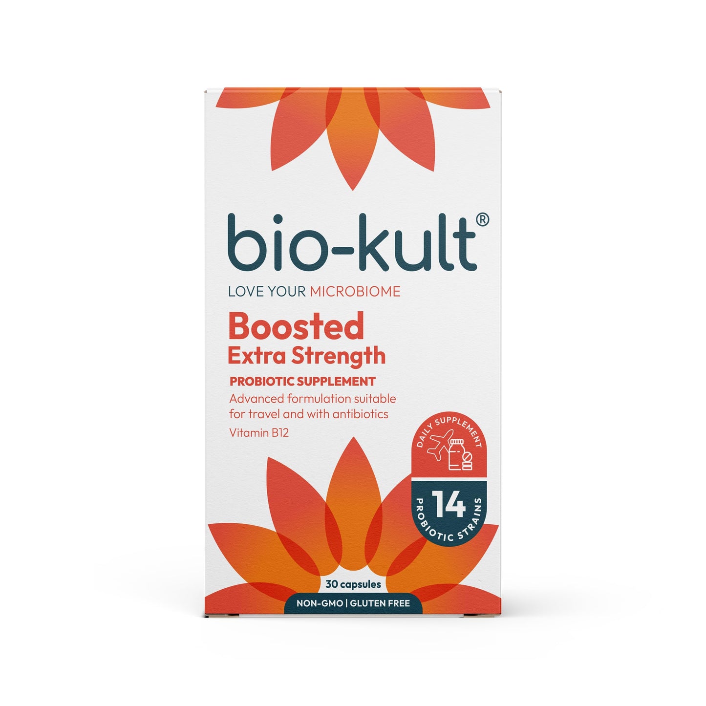 Bio-Kult Boosted – Extra Strength Probiotic + B12 for Gut & Immune Support