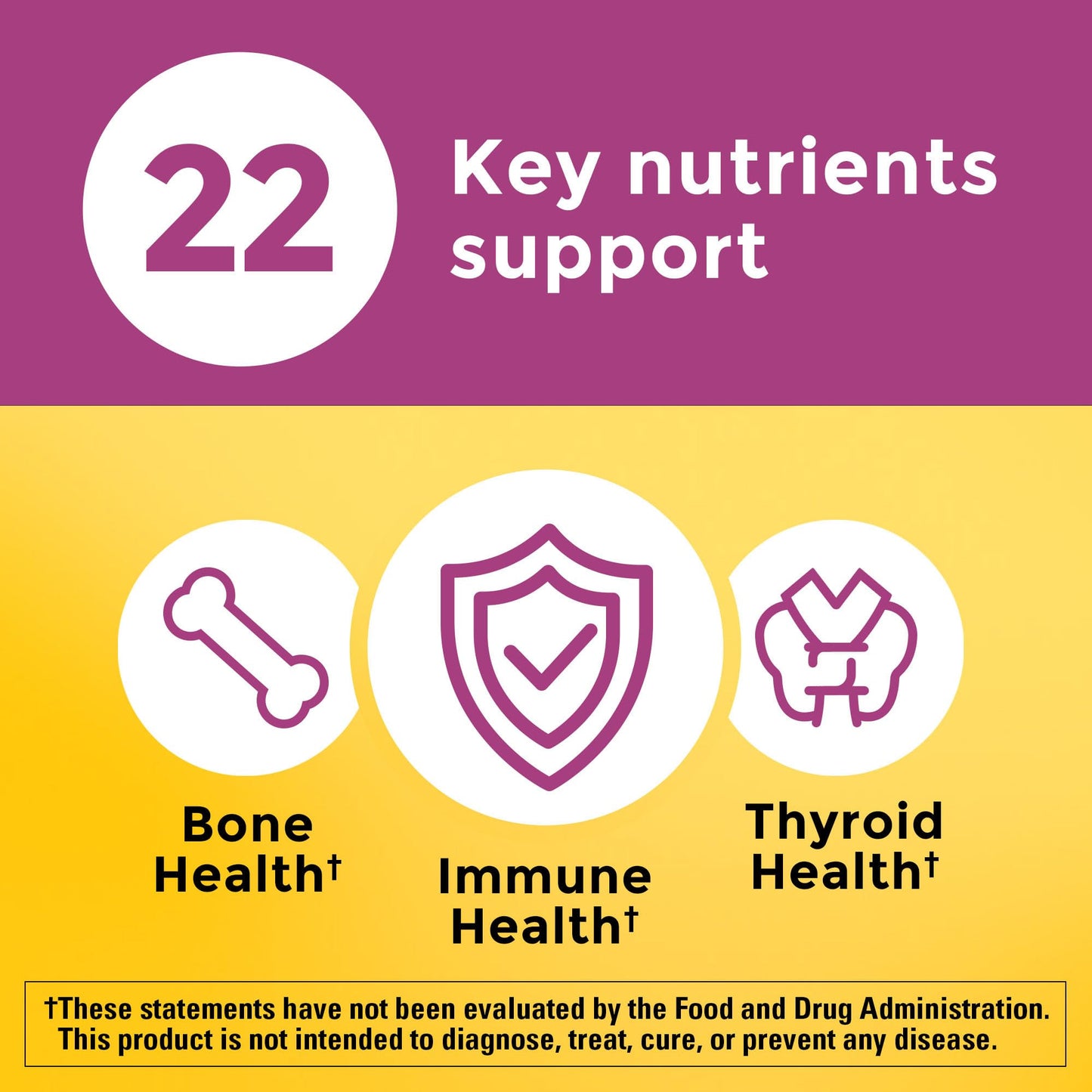 Nature Made Multivitamin for Her 50+ – Daily Women’s Health Support 90 Ct