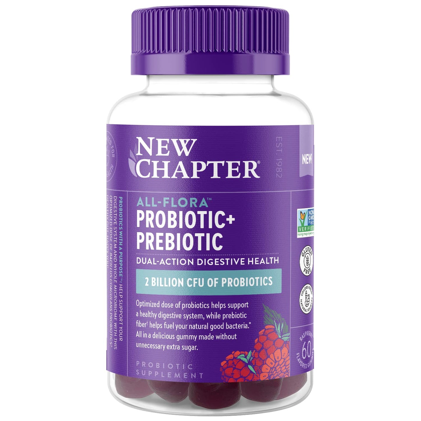 New Chapter All-Flora Gummies – Prebiotic Fiber & Vegan Gut Support