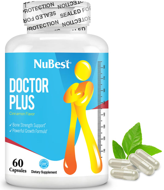 Doctor Plus Calcium with D3, K2 & Magnesium – Bone Strength for Kids 60 Ct