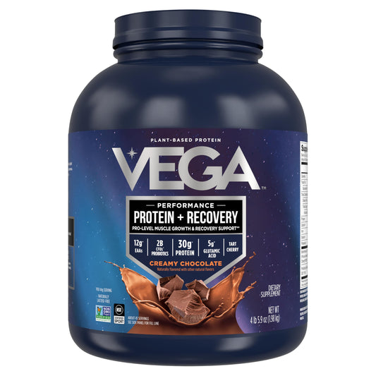 Vega Sport Vegan Protein – Chocolate, 30g, BCAAs, 45 Servings