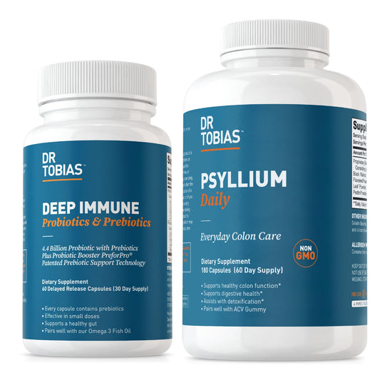 Dr. Tobias Deep Immune – Probiotics, Prebiotics & Fiber for Gut Health