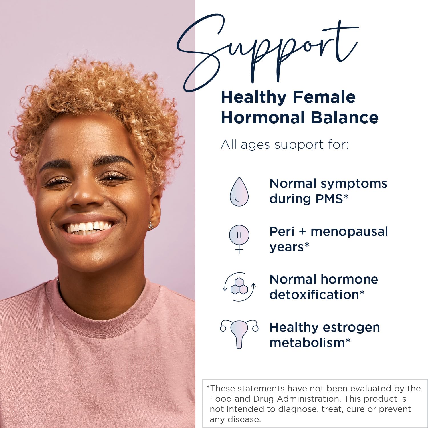 FemGuard+ Hormone Support for Women – DIM, Herbal Estrogen Supplement, 120 Capsules