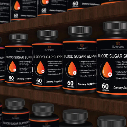 Premium Blood Sugar Support – Cinnamon, ALA, Chromium – 60 Capsules