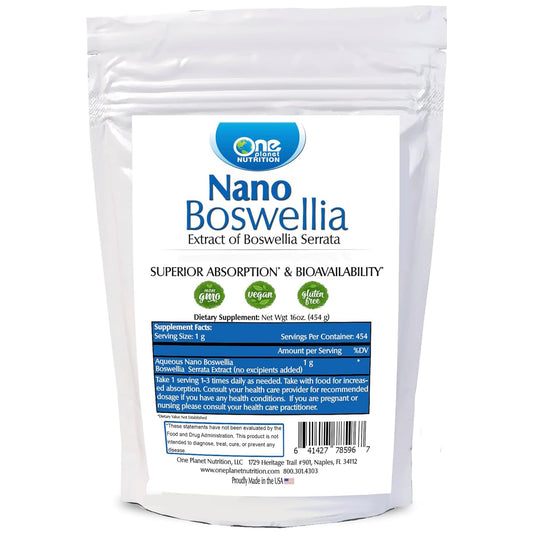 One Planet Nano Boswellia – Brain & Cognitive Support – 454 Servings