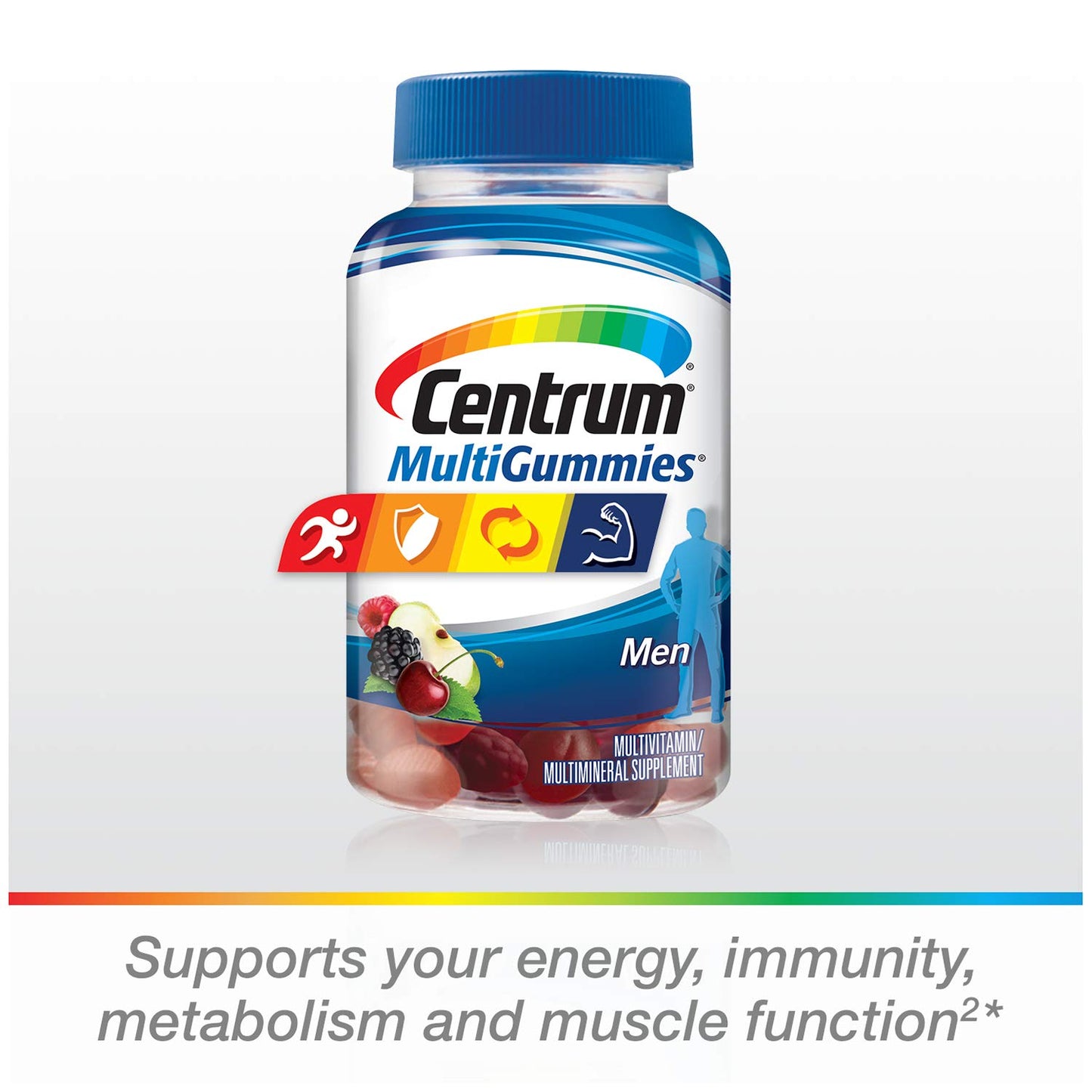 Centrum Women 50+ MultiGummies – D3, B6 & B12 for Bone & Immunity
