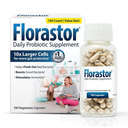 Florastor Probiotics – Saccharomyces Boulardii for Digestive Support
