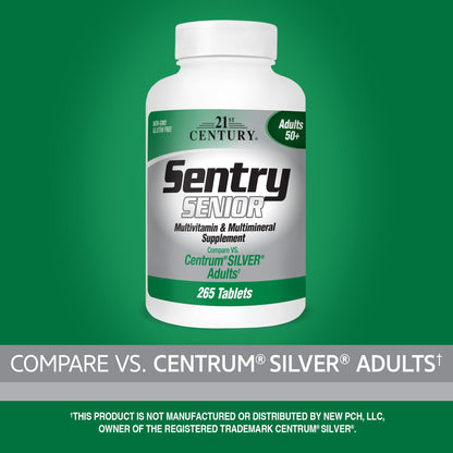 21st Century Sentry Senior 50+ – Complete Daily Multivitamin 2-Pack 530 Ct