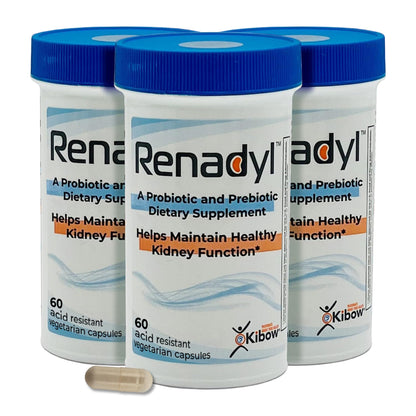 Renadyl Kidney Probiotic – Urea & Uric Acid Support – 180 Capsules