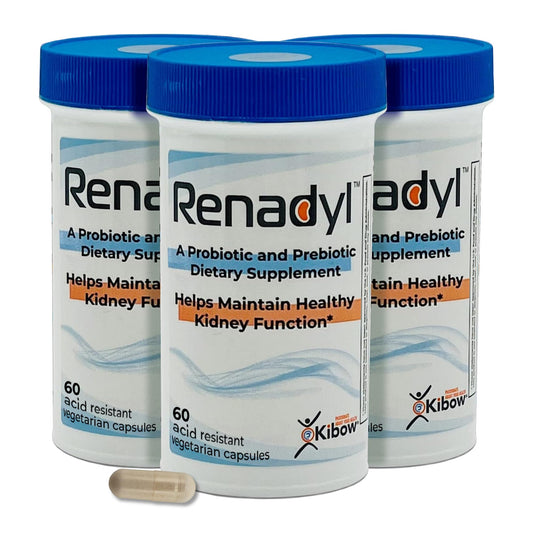 Renadyl Kidney Probiotic – Urea & Uric Acid Support – 180 Capsules