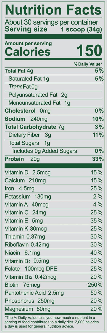 Vega Essentials Protein – Vanilla, Vegan, Superfoods, 2.3 lbs