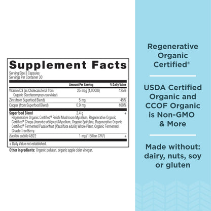Ancient Nutrition Regenerative Organic Certified Women's Hormones Capsules, Supports Women’s Hormone Health, Healthy Digestion, and Gut Microflora, Gluten Free, Paleo and Keto Friendly, 90 Count