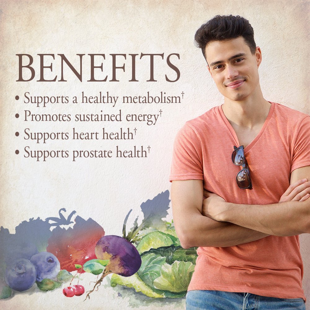Garden of Life Men’s Organic Multivitamin – Energy & Wellness Support
