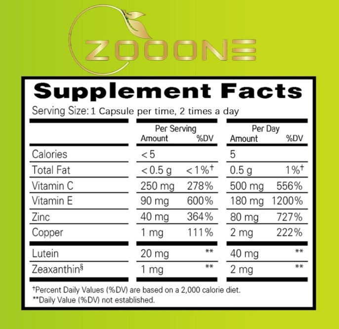 Lutein Eye Vitamin Supplement
Vegan lutein + antioxidants for eye protection, blue light defense & clarity.