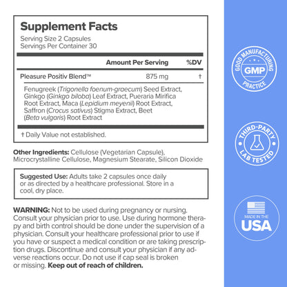 MENO Vaginal Moisture Support Capsules – OBGYN-Formulated to Support Healthy Vaginal Moisture, Mood & Relaxation – Hormone-Free Supplements with Maca Root & Fenugreek Seed Extract – 30 Servings