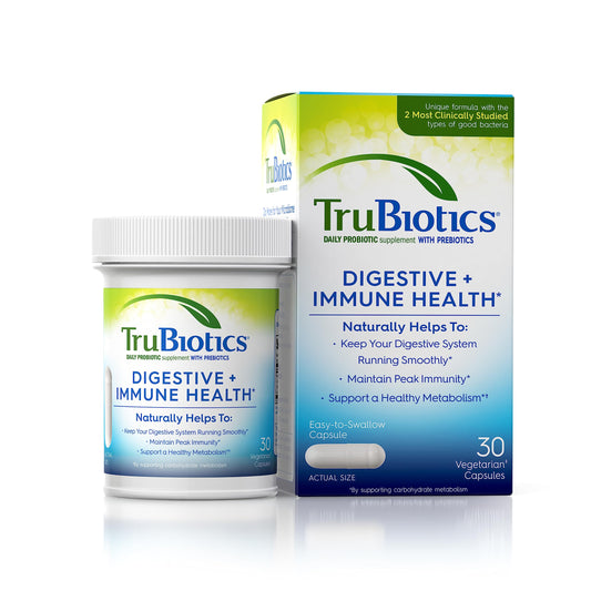 TruBiotics Probiotics – Digestive, Immune, Gas & Bloat Relief Support