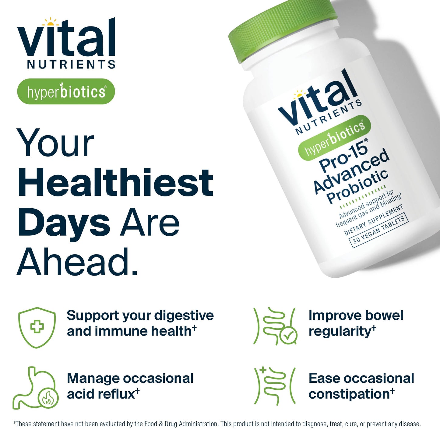 Hyperbiotics PRO-15 – 15 Strains + Kiwifruit for Digestive & Bloating Relief