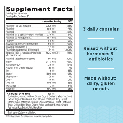 Ancient Nutrition Multivitamins for Men and Women, Age 40+ (90 Count)