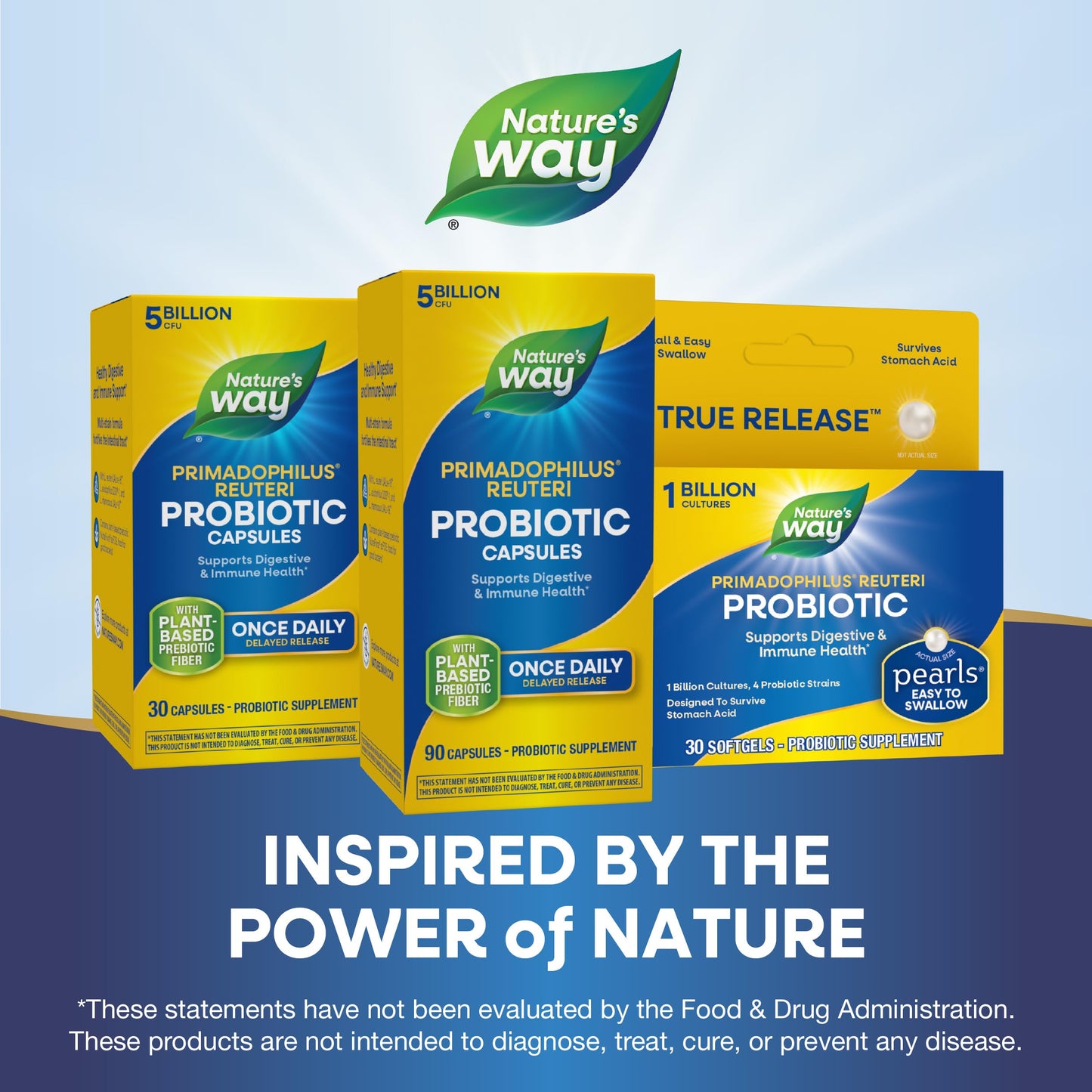 Nature’s Way Primadophilus – 5B CFU Probiotic for Digestive & Immune Support